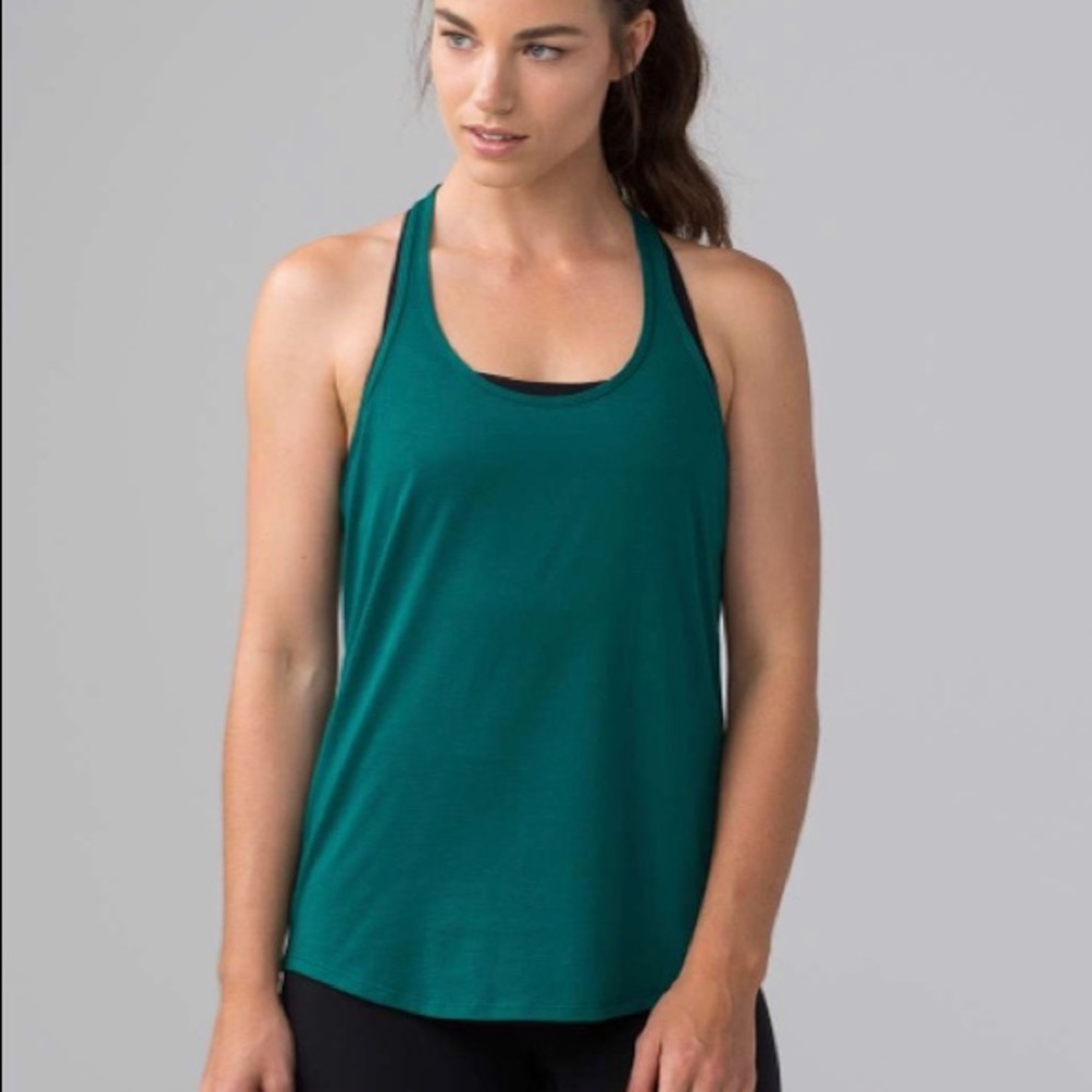 Lululemon Tech Mesh Singlet forage teal 12